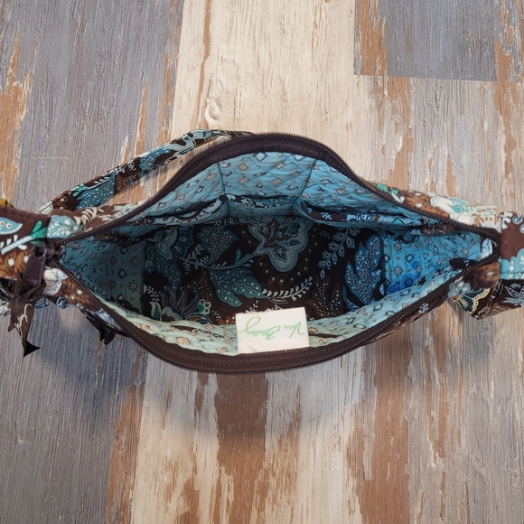 Set of 4 Vera Bradley Weekender Bag With Tote Bag, Purse, & Wallet In Java Blue - Picture 10 of 16